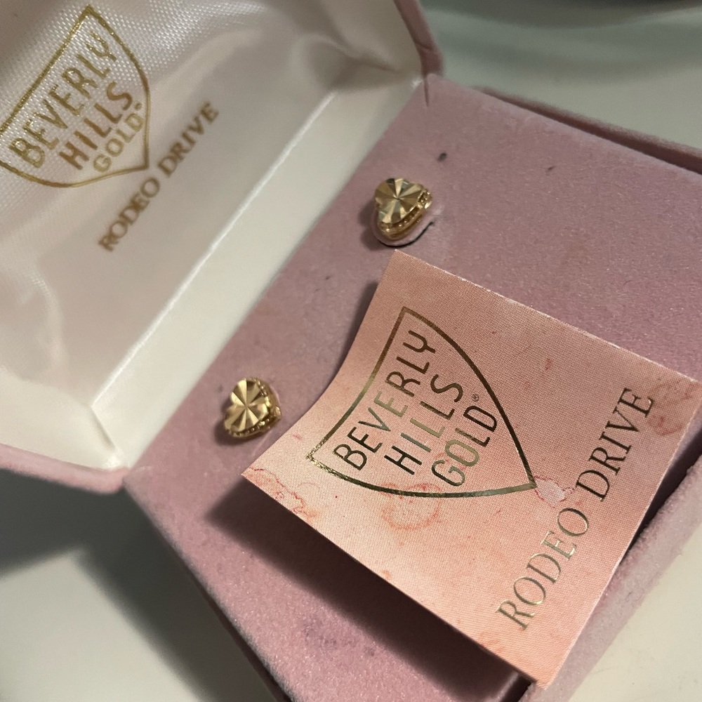 Beverly Hills 14k gold earrings